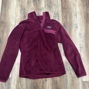 Purple Patagonia Pull over size large